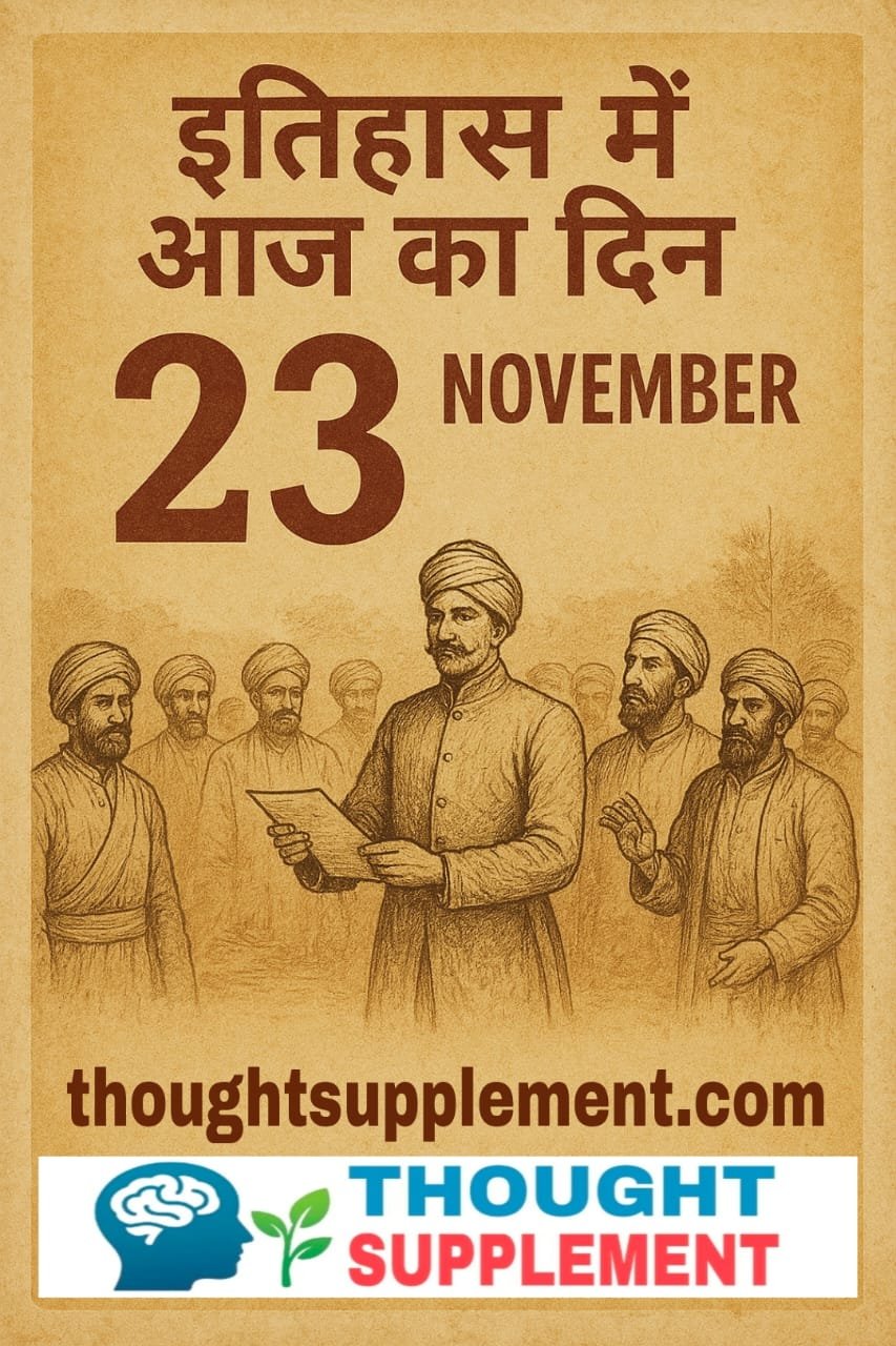 23 नवंबर का इतिहास – Today in History