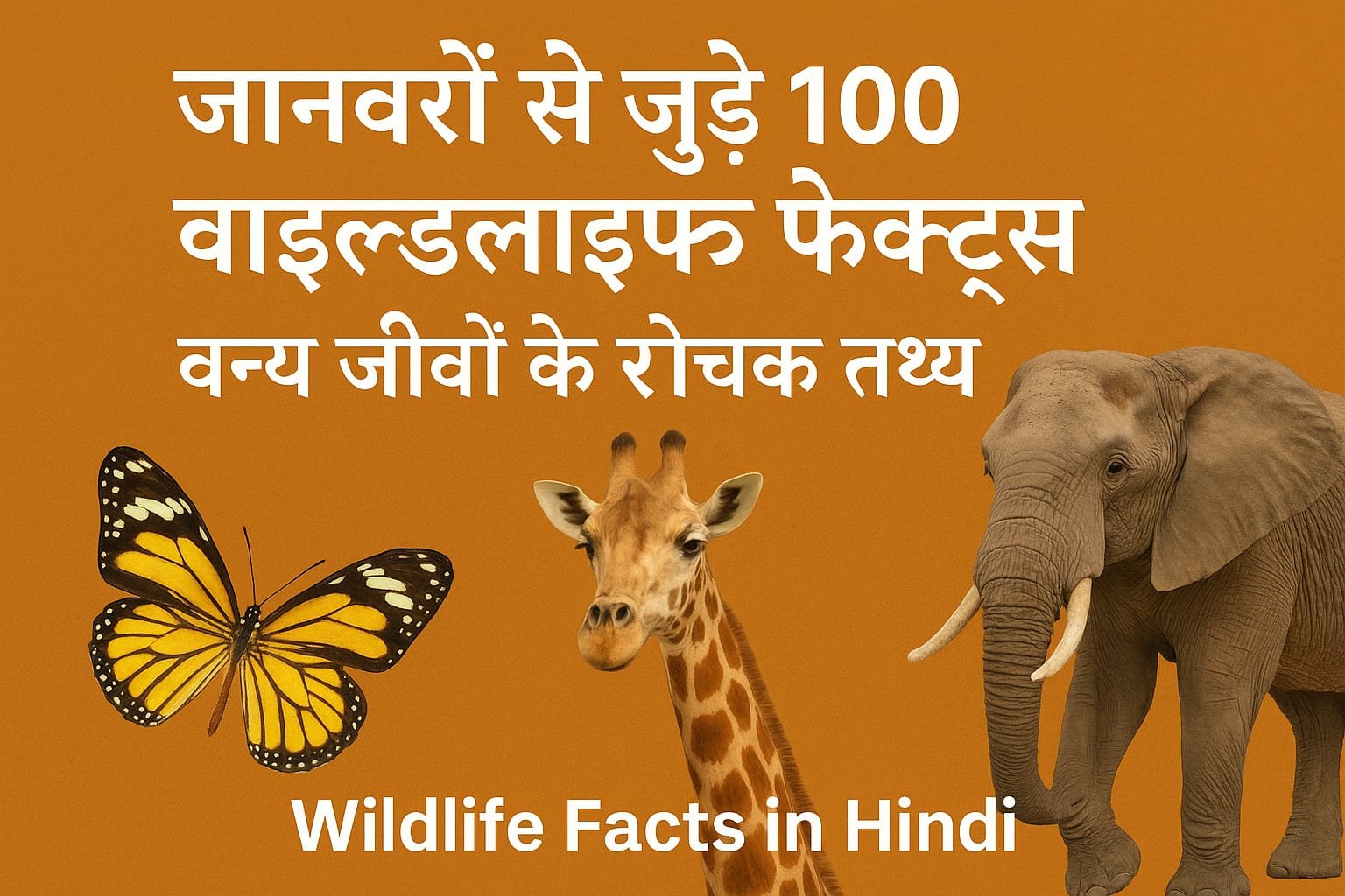 वन्य जीवों के 100 रोचक तथ्य | Wildlife Facts in Hindi