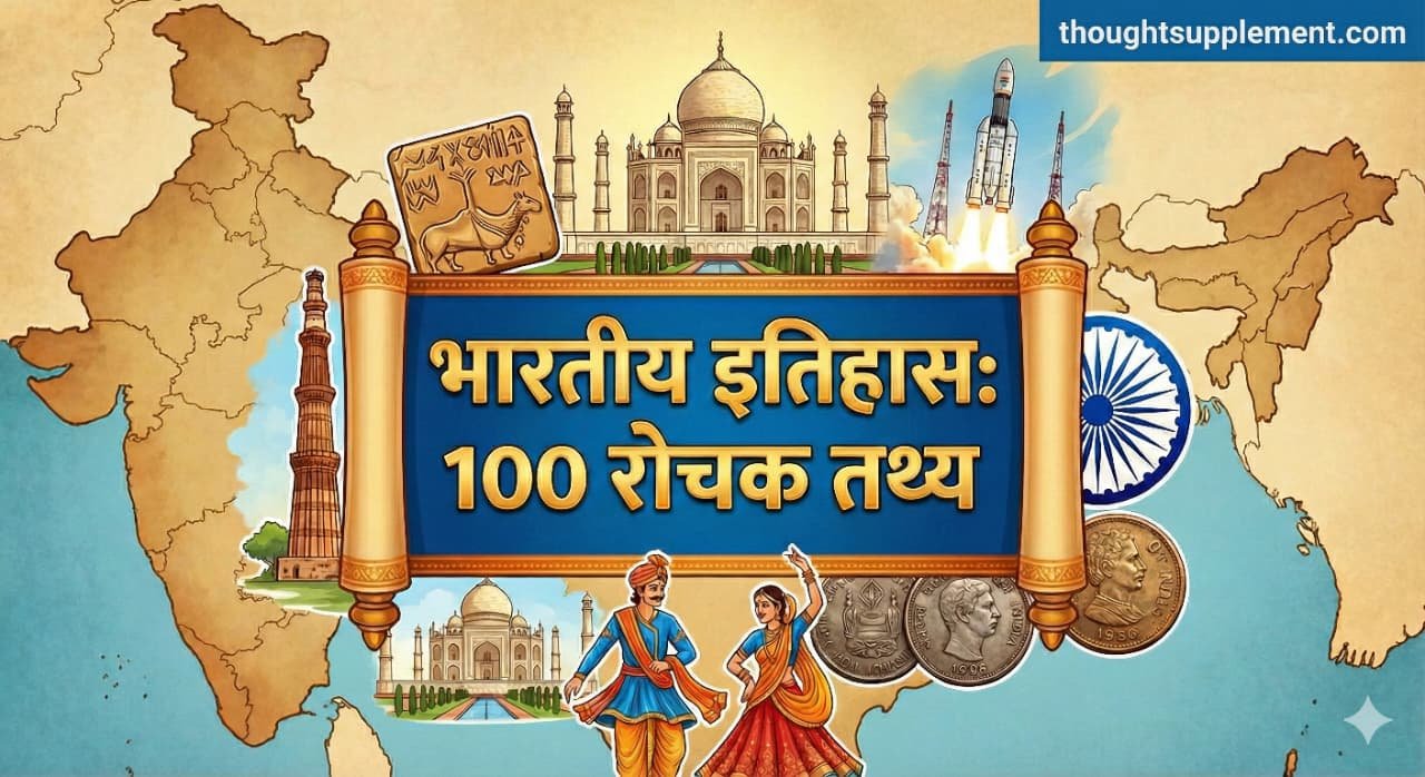 भारतीय इतिहास के 100 सबसे रोचक तथ्य | Amazing Facts of Indian History