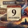 9 December History: आज का इतिहास | भारत और विश्व की 70 प्रमुख घटनाएं
