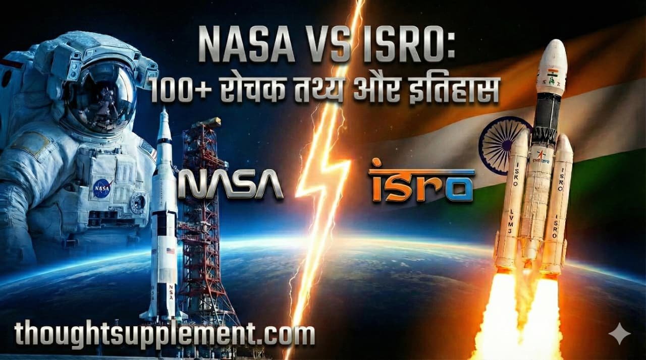 NASA vs ISRO: 100+ रोचक तथ्य और इतिहास | Space Facts in Hindi